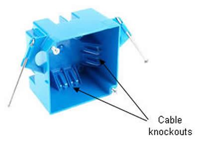 knock out electrical box|wiring plastic electrical box knockouts.